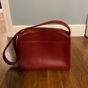 Coach leather shoulder bag